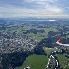Verortung via Georeferenzierung der Kamera: Aufgenommen in der Nähe von Ravensburg, 88, Deutschland in 1300 Meter